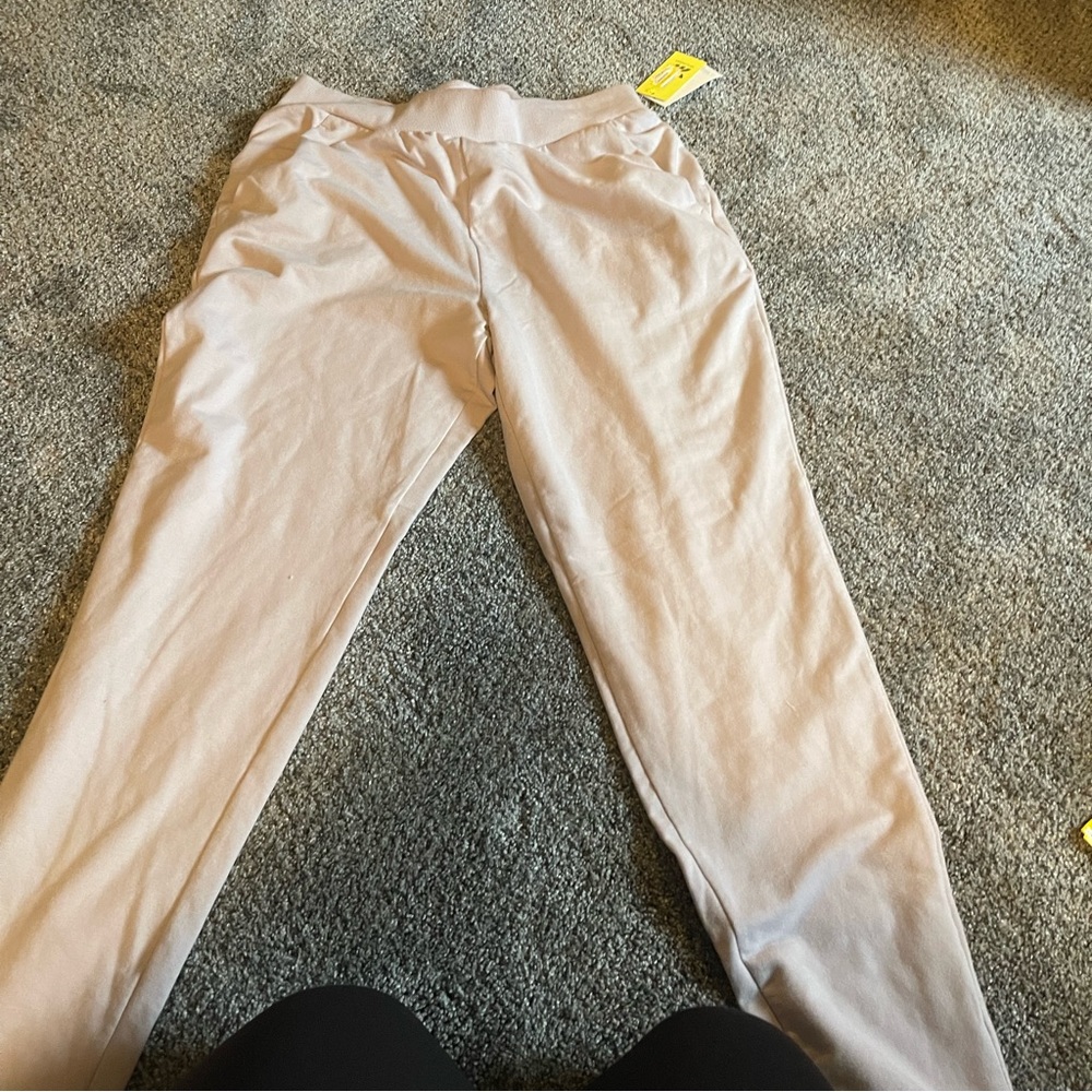 Target sweatpants, pale purple/pink